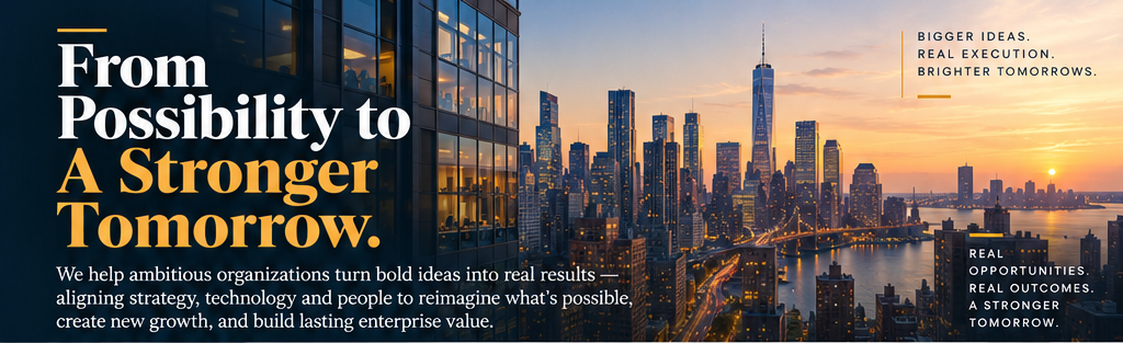 We help ambitious organizations reimagine what is possible