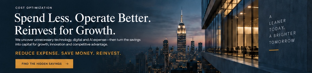 Spend Less on technology. Operate Better, Reinvest for Growth Cost Optimization