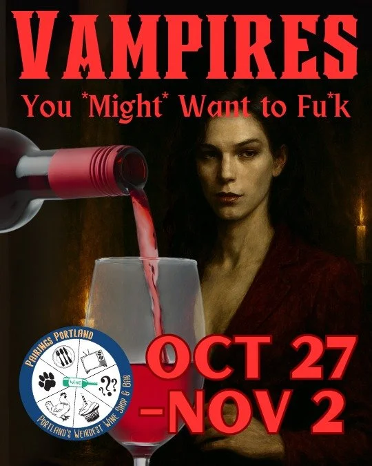 Monday October 27 --> Sunday November 2
Your Vampire Kiss awaits! There's 18 SEXY VAMPIRE PAIRINGS TO CHOOSE FROM!! So, PICK YOUR Vampire Family (Kiss) from our lineup. 9 pairings is the full family that gets you initiated into your new Kiss and