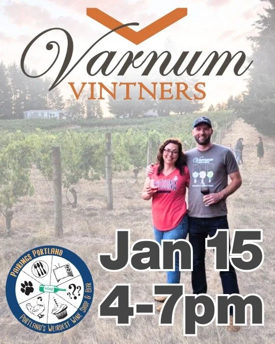 Thurs Jan 15, 4&ndash;7 PM
Join us for this free tasting welcoming Cyler Varnum of Varnum Vintners for an intimate tasting of his celebrated non-alcoholic and low-alcohol wines. Cyler crafts award-winning, zero-proof wines with a focus on low sugar, 