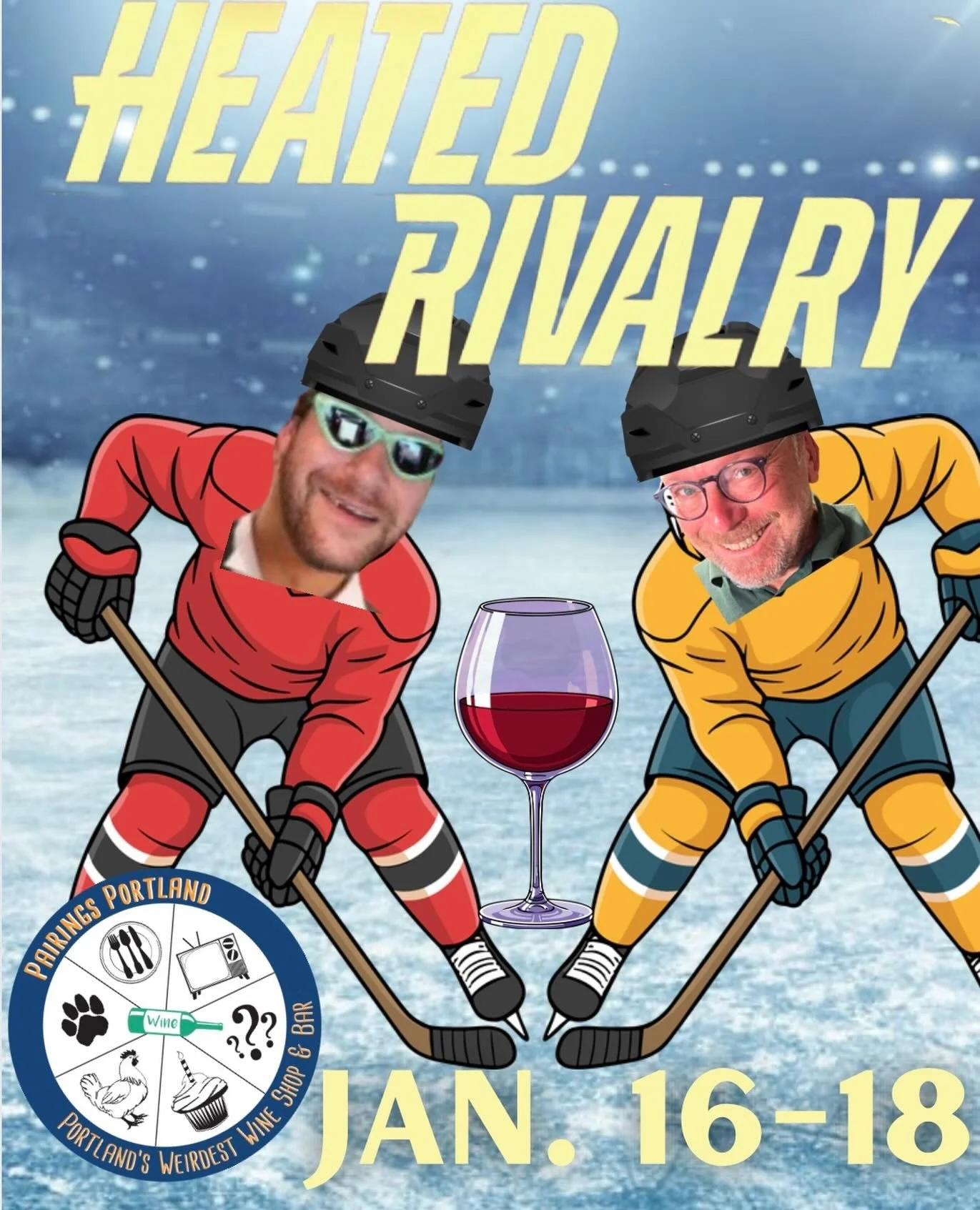 This weekend!!!! We&rsquo;ll be hosting a nine-wine flight to Rachel Reid&rsquo;s Heated Rivalry!!! (We&rsquo;ll also have some ginger ale and a dip inspired by a tuna melts&hellip;.iykyk&hellip;) 

#heatedrivalry #pdx #pdxeats #heatedrivalryedit