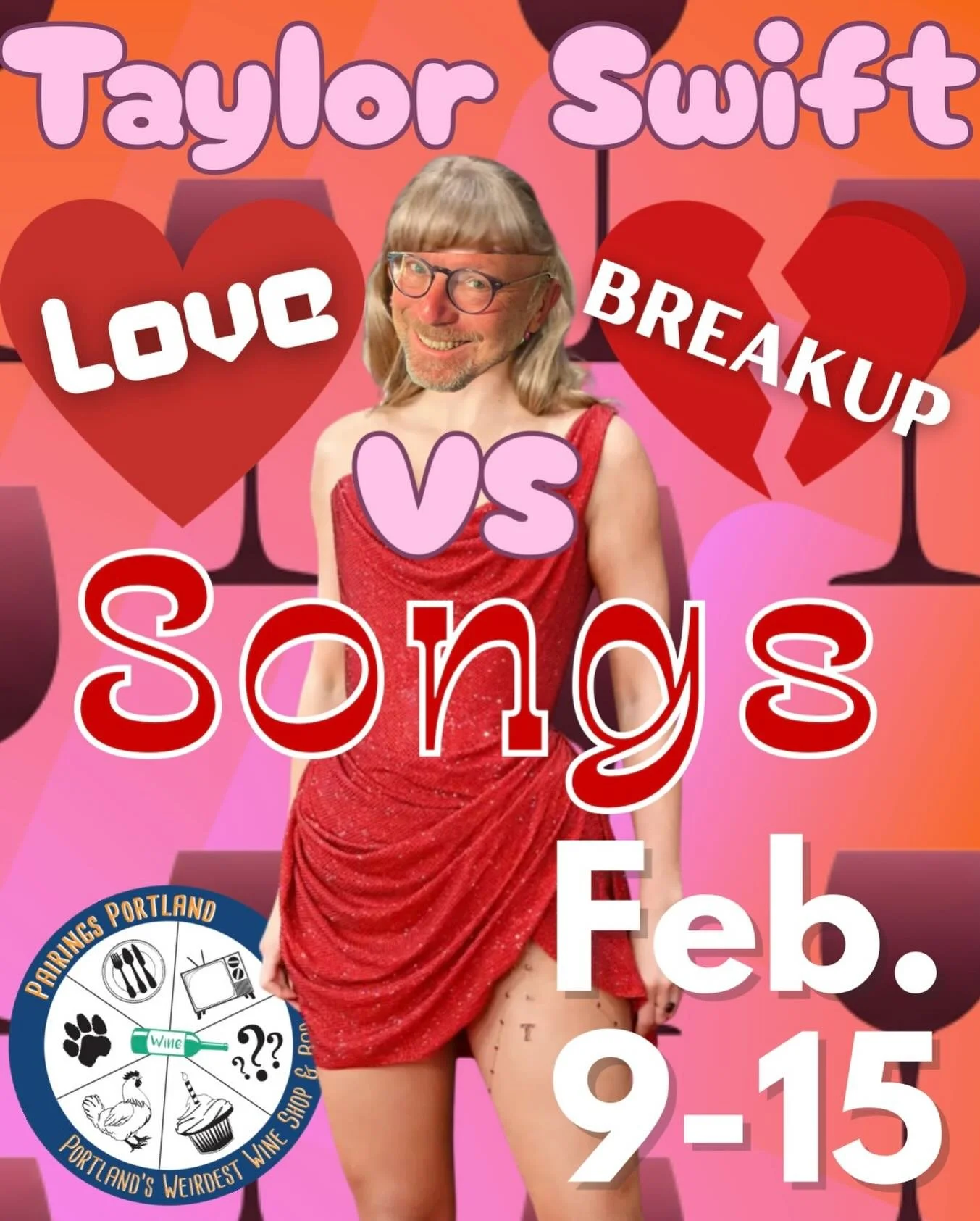 ❤️💋Are you ready for it?💋❤️

From February 9th to February 15th, sip your way through a special wine flight inspired my all the feelings: heart-racing romance, bittersweet goodbyes, and that quiet glow of self-reflection. Each pour is paired to the