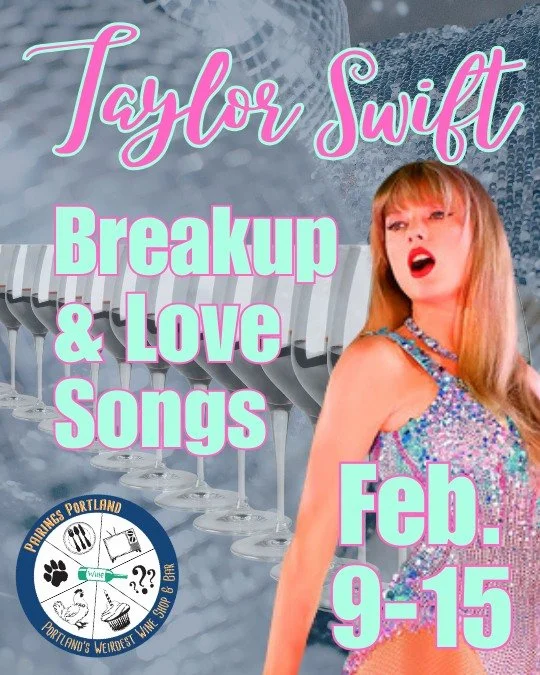 ❤️💋Are you ready for it?💋❤️

From February 9th to February 15th, sip your way
through a special wine flight inspired my all the
feelings: heart-racing romance, bittersweet
goodbyes, and that quiet glow of self-reflection.
Each pour is paired to the