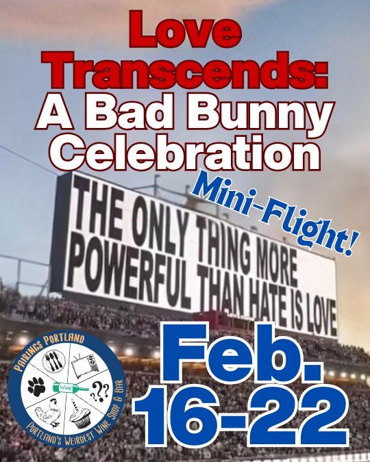 Big stage energy. East side heart.
We&rsquo;re pouring community, culture, and connection &mdash; one glass at a time.

2/16&mdash;2/22  We're pouring a 4 wine mini-flight ($30) honoring Super Bowl Sunday's elegant reminder that diversity isn't just 