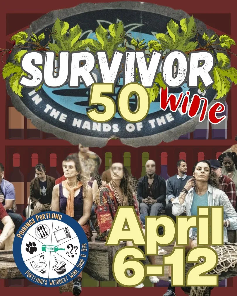 24 iconic players. One island. 49 seasons of history &mdash; and we've paired a wine flight to the top 9 still standing. 🍷🔥

Challenge beasts, puppet masters, dragon slayers, and quiet threats: every glass tells a story. Which pour matches your pic