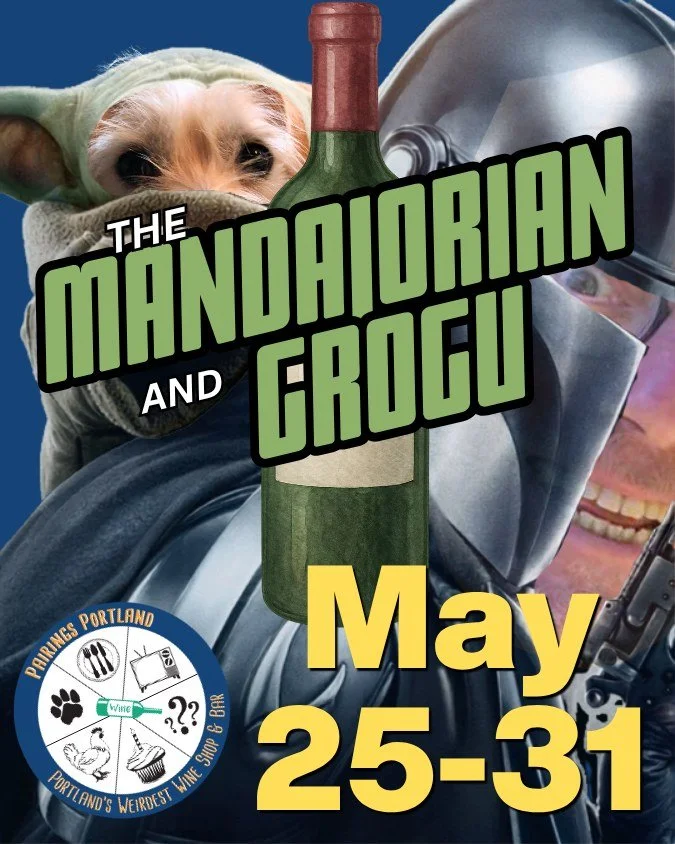 This is the way... to the wine bar.

Mando and Grogu are finally getting their big screen moment\, and we're marking the occasion with a full flight of wines paired to the most beloved odd couple in the galaxy &mdash; plus the rotating cast of bounty