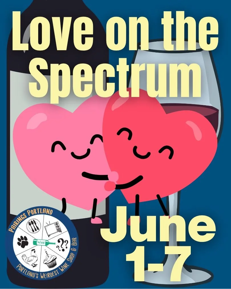 okay we need to talk about love on the spectrum.

the most earnest show on television deserved a wine flight and we made one. five tastes, five lovers, zero cynicism &mdash; same energy as the show.

starts monday. one week only. five tastes for $30.