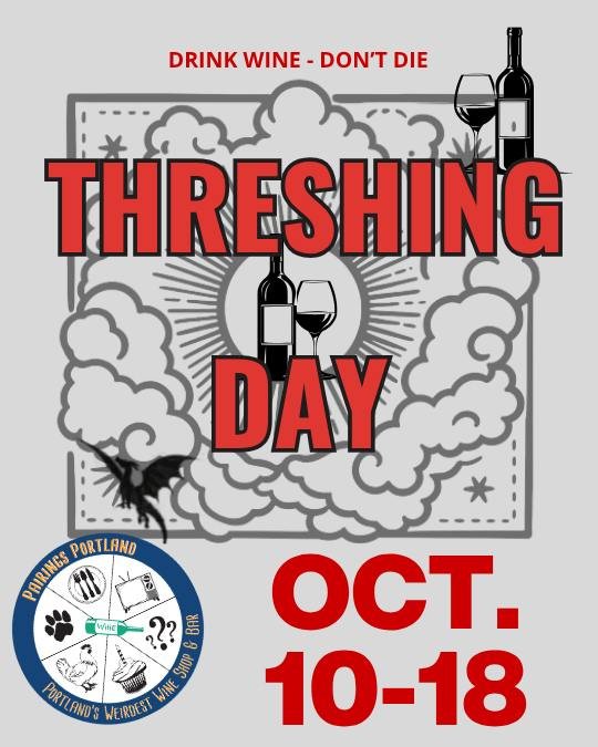 Rebecca Yarros is throwing a party in Basgiath and we got an invite. Threshing Day just dropped &mdash; 13 short stories, 13 pours, one very committed dragon rider on our staff (hi, Jeff).

Coming up October 10&ndash;18. Reserve your spot &rarr; link