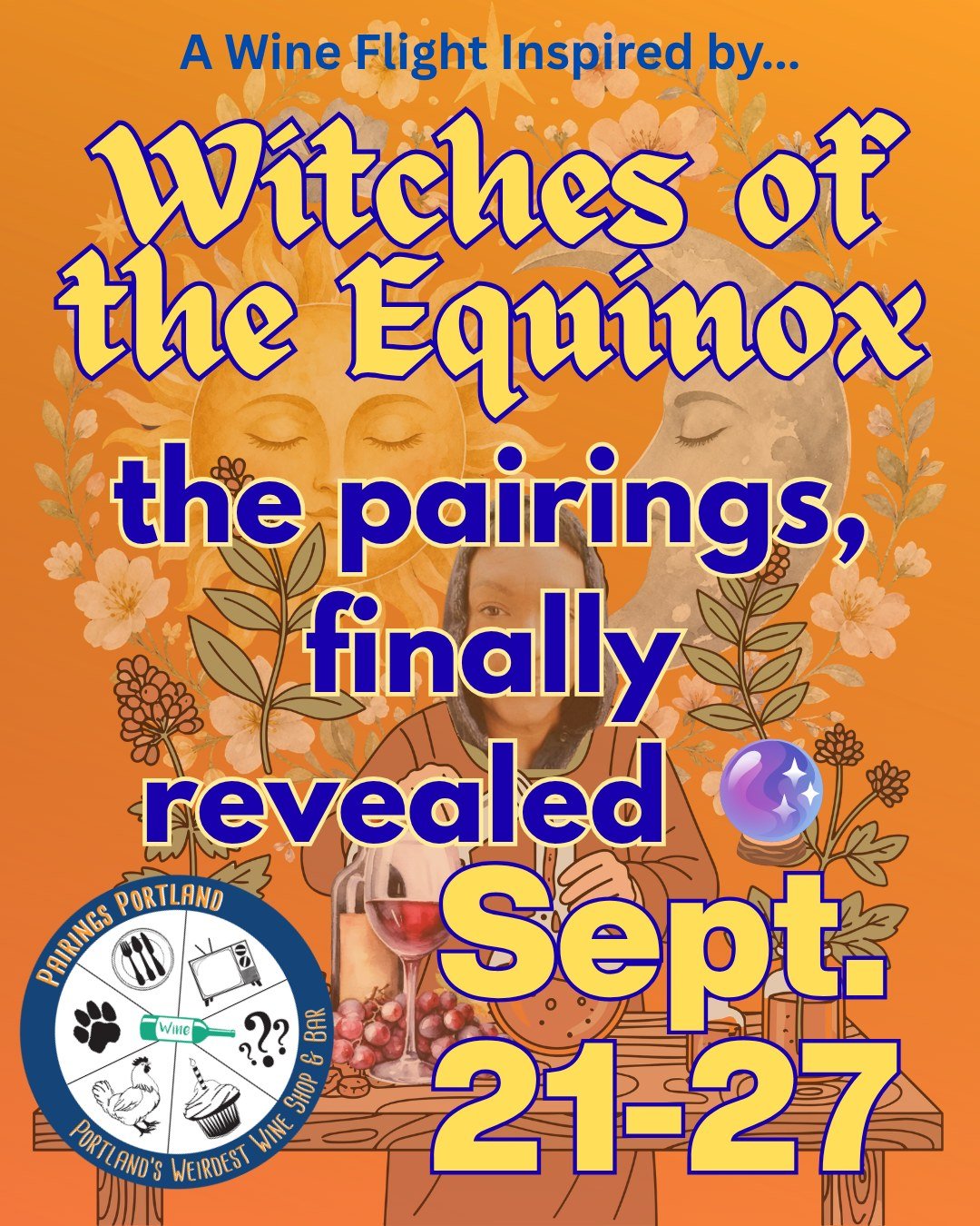 the pairings are here 🔮 who'd you guess right?

witches of the equinox opens monday

reserve your spot &rarr; link in bio

#pairingsportland #witchtok #pdx #equinox #portlandwine