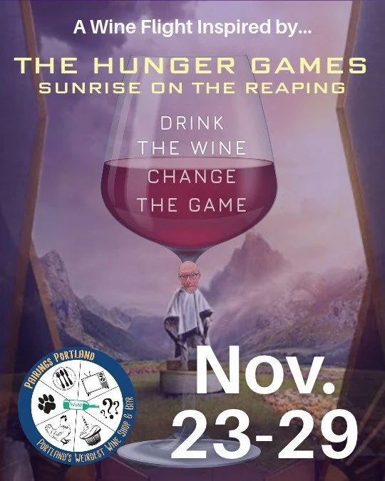 before the white liquor. before the sarcasm. before he was the funniest, saddest man in district 12.

sunrise on the reaping hits theaters november 20, and we&rsquo;re spending thanksgiving week in the 50th hunger games: 9 wines paired to haymitch, l