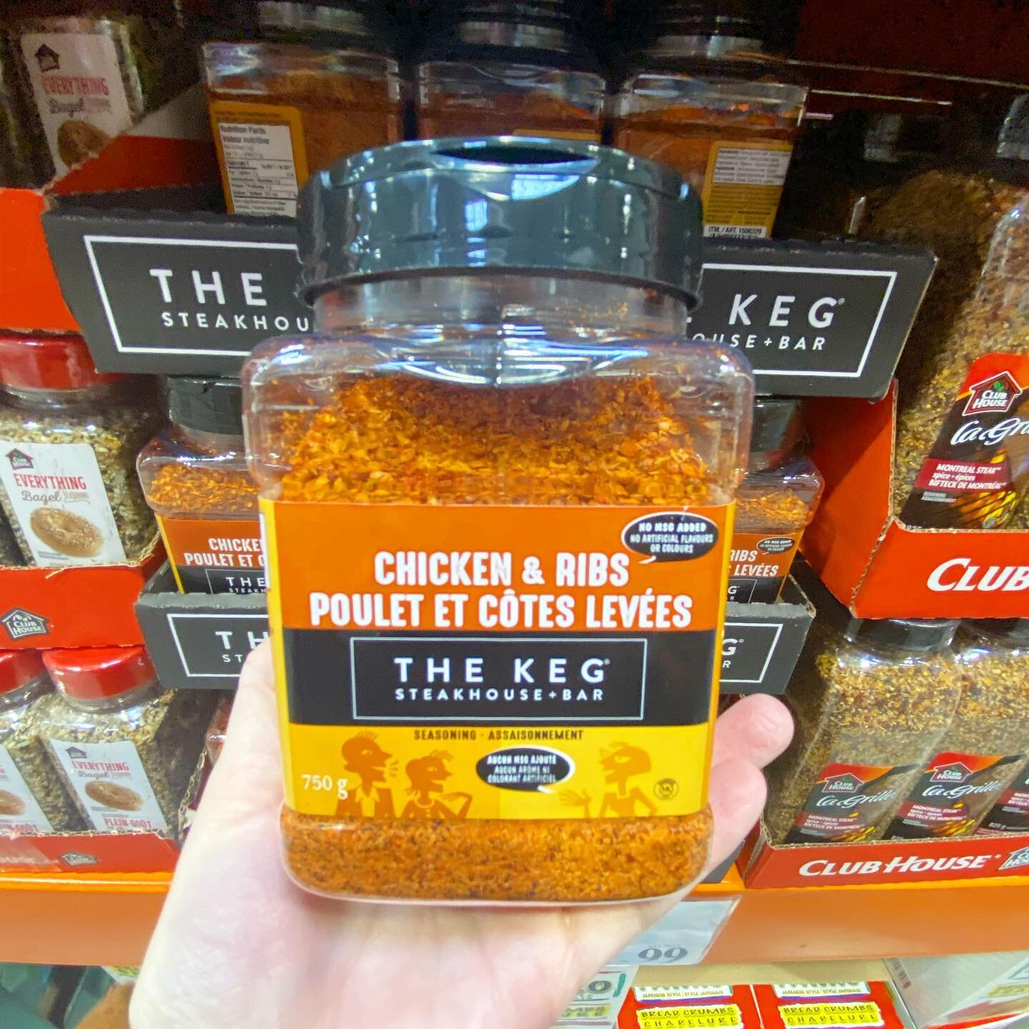 Chicken and Rib Seasoning from @thekegsteakhouse - I believe this is new! No MSG added and no artificial flavours. Price $5.99 📍Newmarket 
#costco #costcofindscanada #costcofinds #costcohaul #costcobuys #costcodelights #costcodeals #costcowholesale 