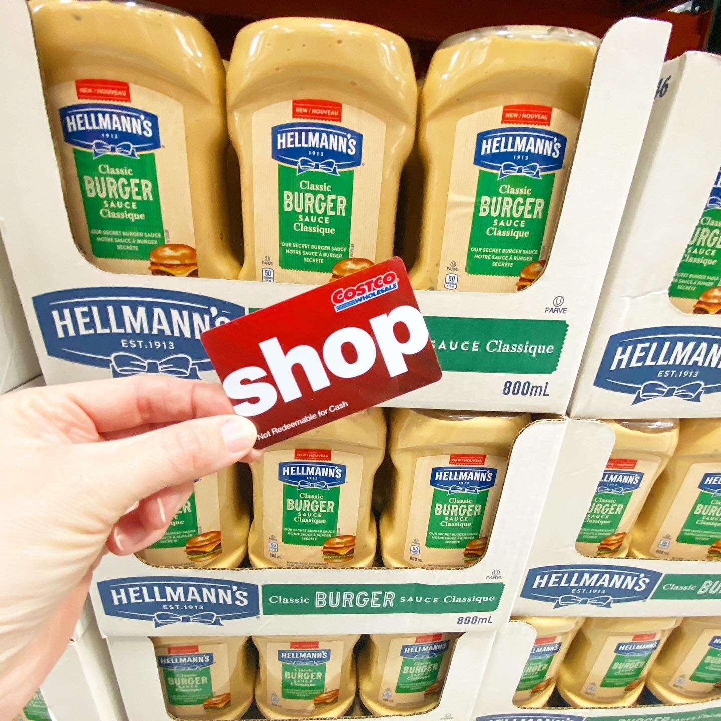 🎉🎉Giveaway🎉🎉⁣
⁣
I&rsquo;m excited to partner with @hellmannscanada to share that the Classic Burger Sauce is back at Costco and available across Eastern Canada!! To celebrate we are giving away ONE $50 Costco Shop Card!! #ad ⁣
⁣
Hellmann&rsquo;s 