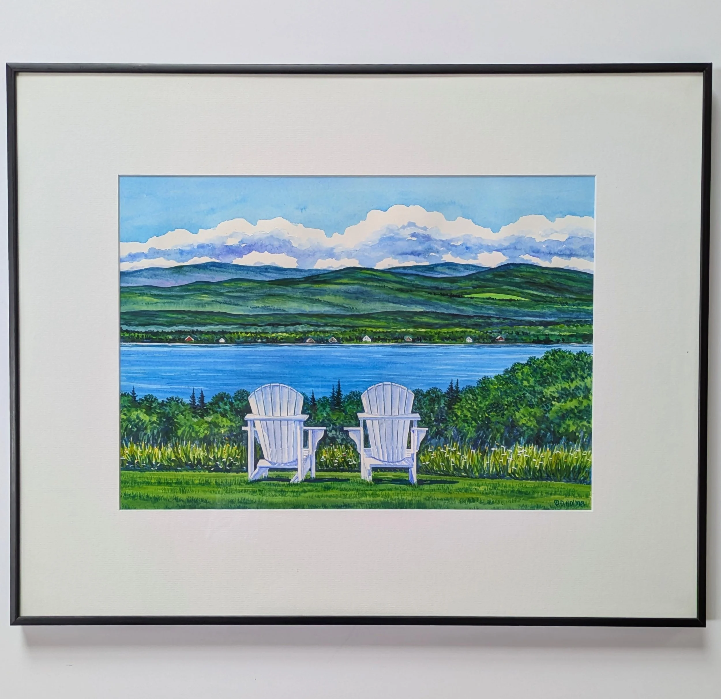 Overlooking the Lake