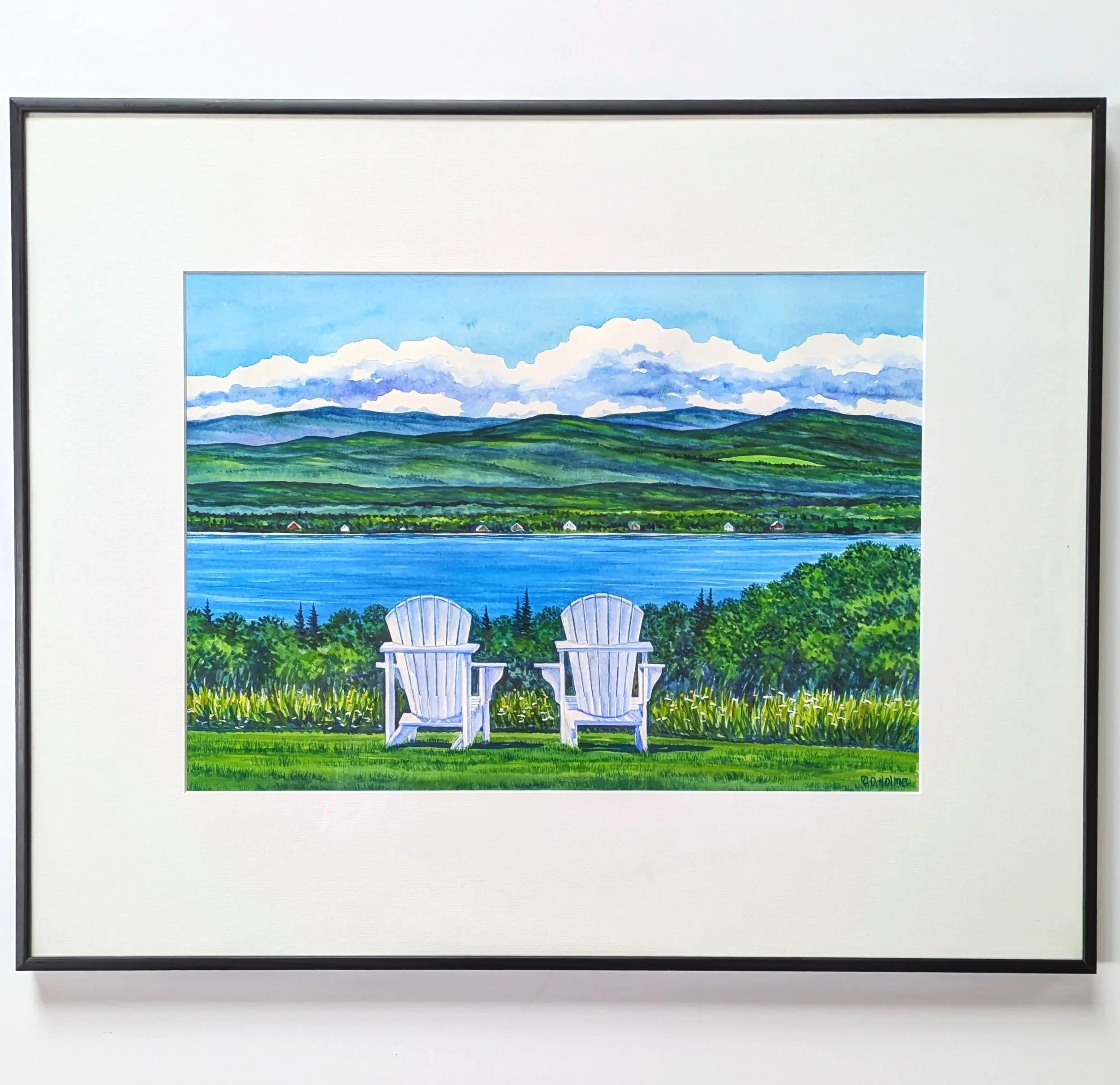 Overlooking the Lake