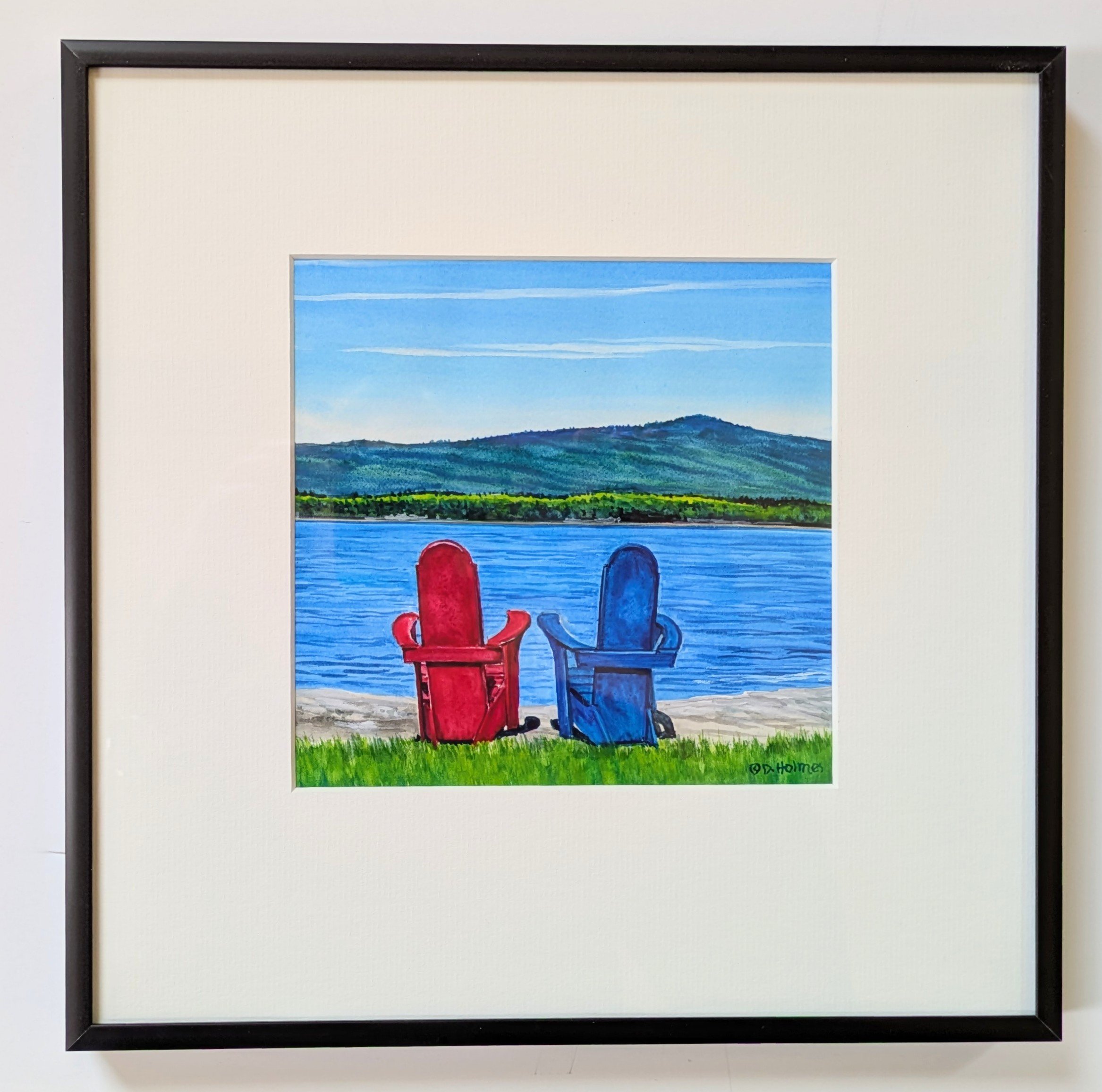 Basin Harbor - Red and Blue