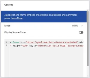 How to Embed a Substack Form in Your Website — Brilliant Author Website ...