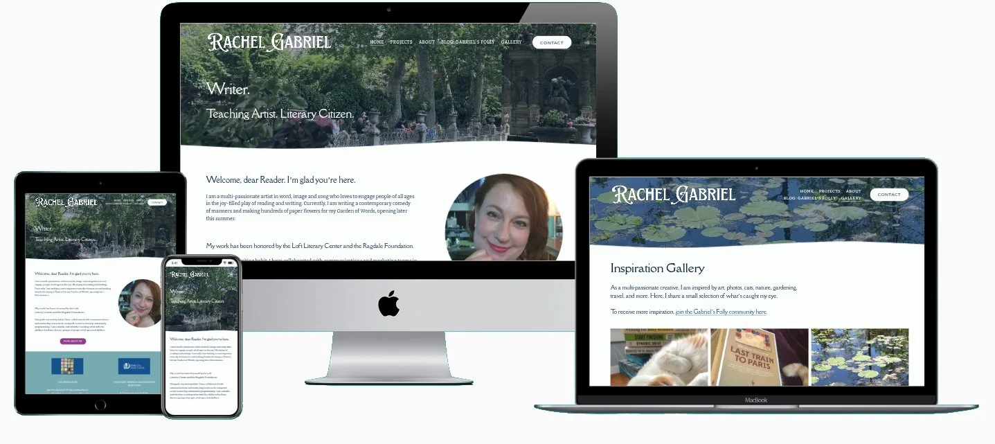 Writer website, Rachel Gabriel