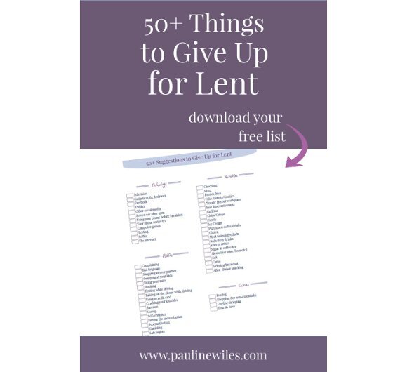 50 Things to Give Up for Lent