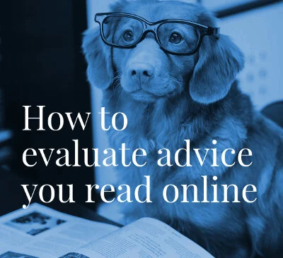 How to Evaluate Advice You Read Online