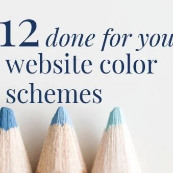 12 Done For You Website Color Schemes