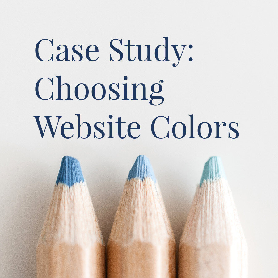 Case Study: Choosing Website Colors