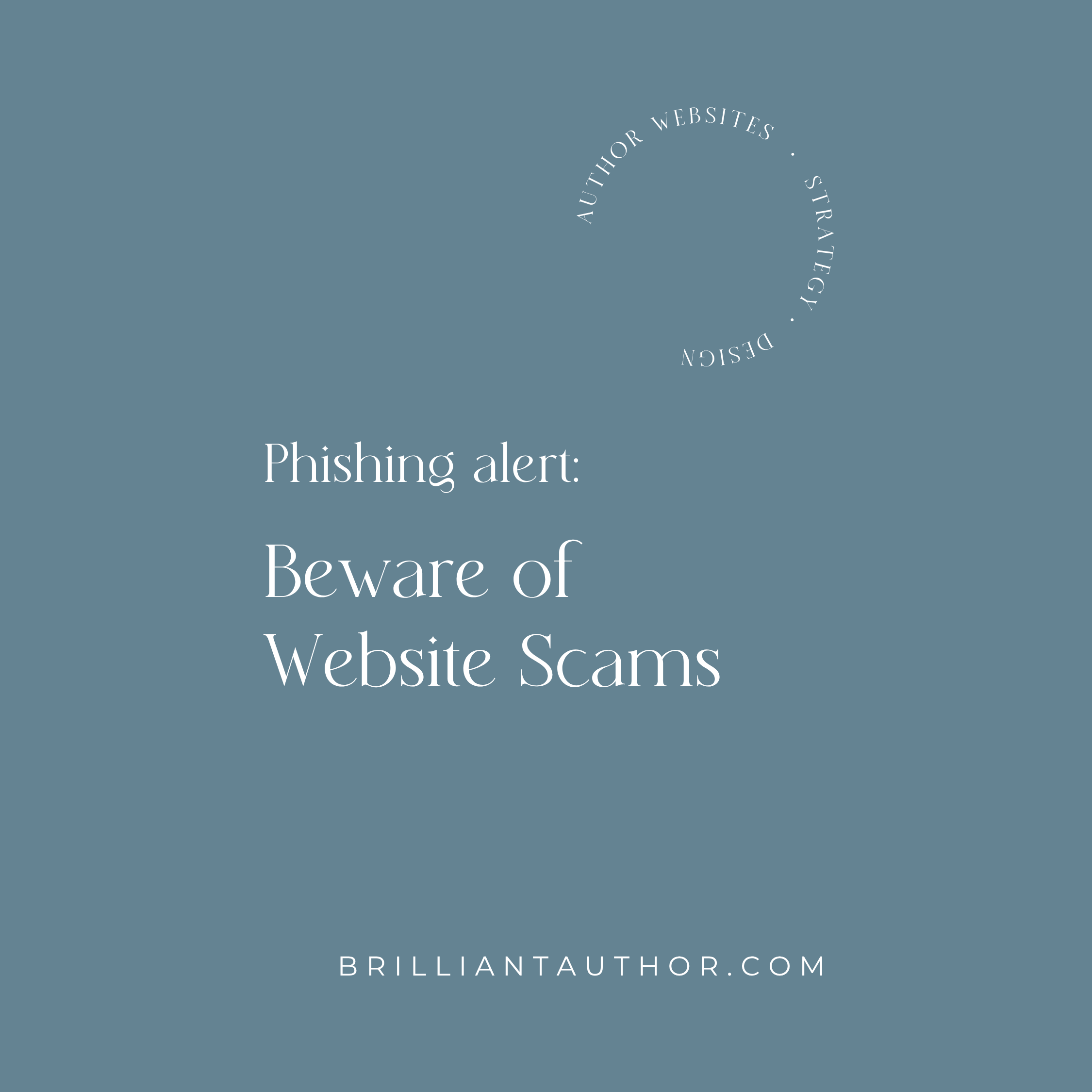 Beware of Website Scams