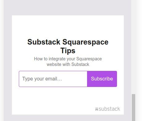 How to Embed a Substack Form in Your Website — Brilliant Author Website ...