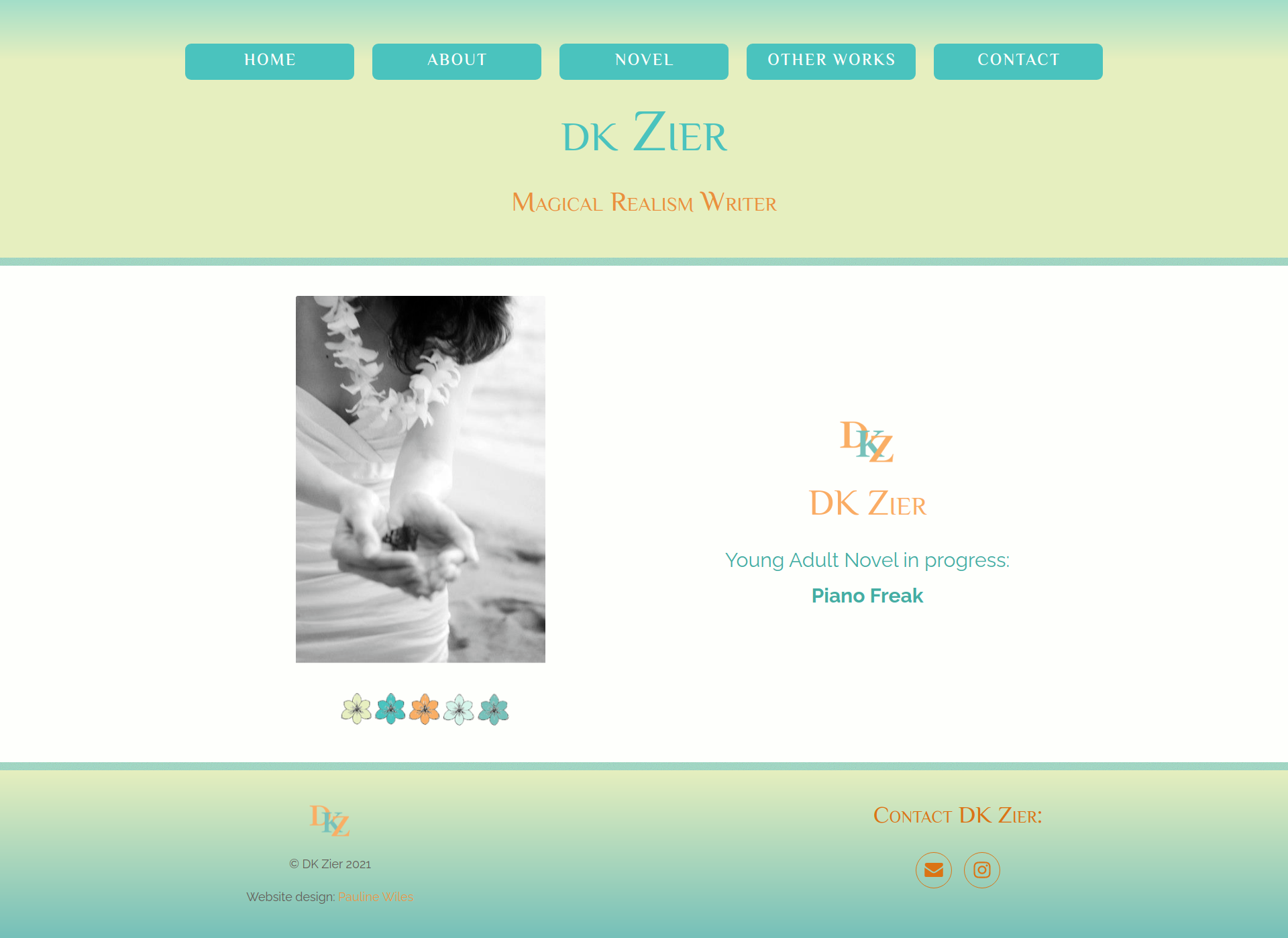 Author DK Zier's website last year