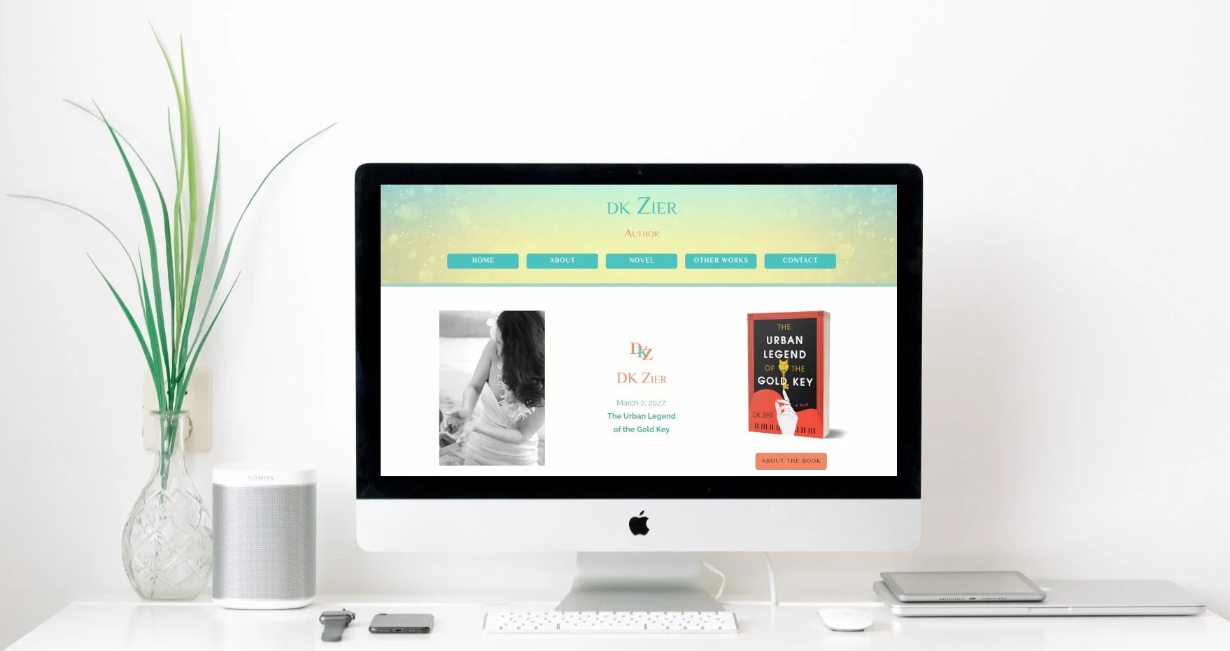Debut novelist website