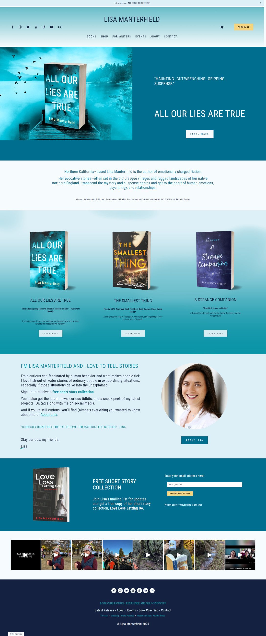 Lisa Manterfield's website