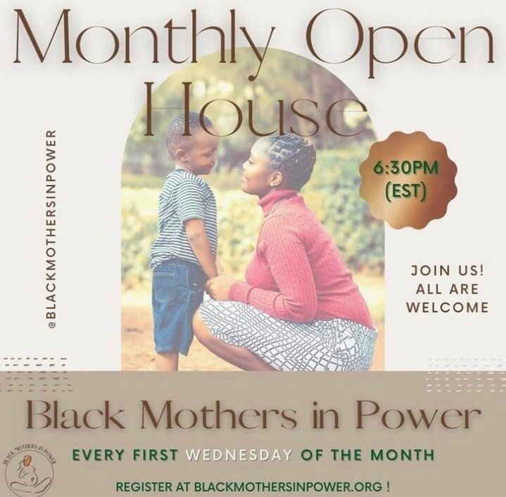 Join us at our Virtual Open House tomorrow! Meet our team, learn more about our mission and programs, and connect with other community members who share our vision for a better future for Black Mothers and their families. 

#OpenHouse #NonProfitsOfDe
