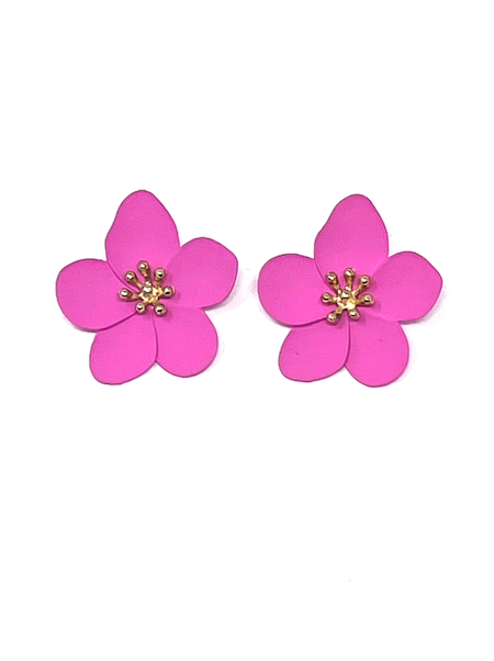 Sampaguita Flower Hoop Earrings – By Chavelli