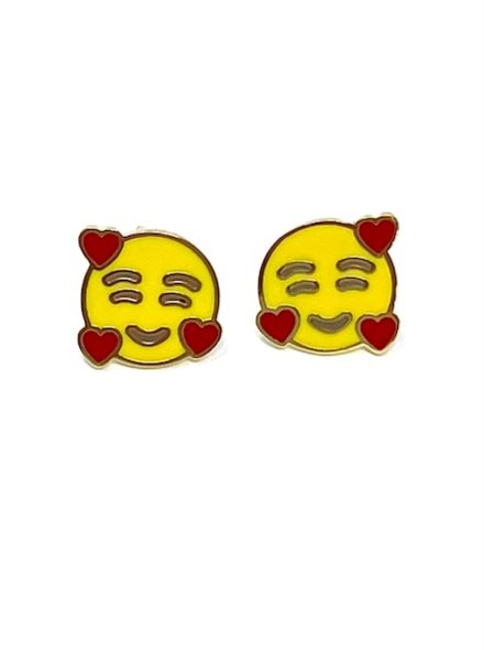 Smiling Face Emoji Earrings