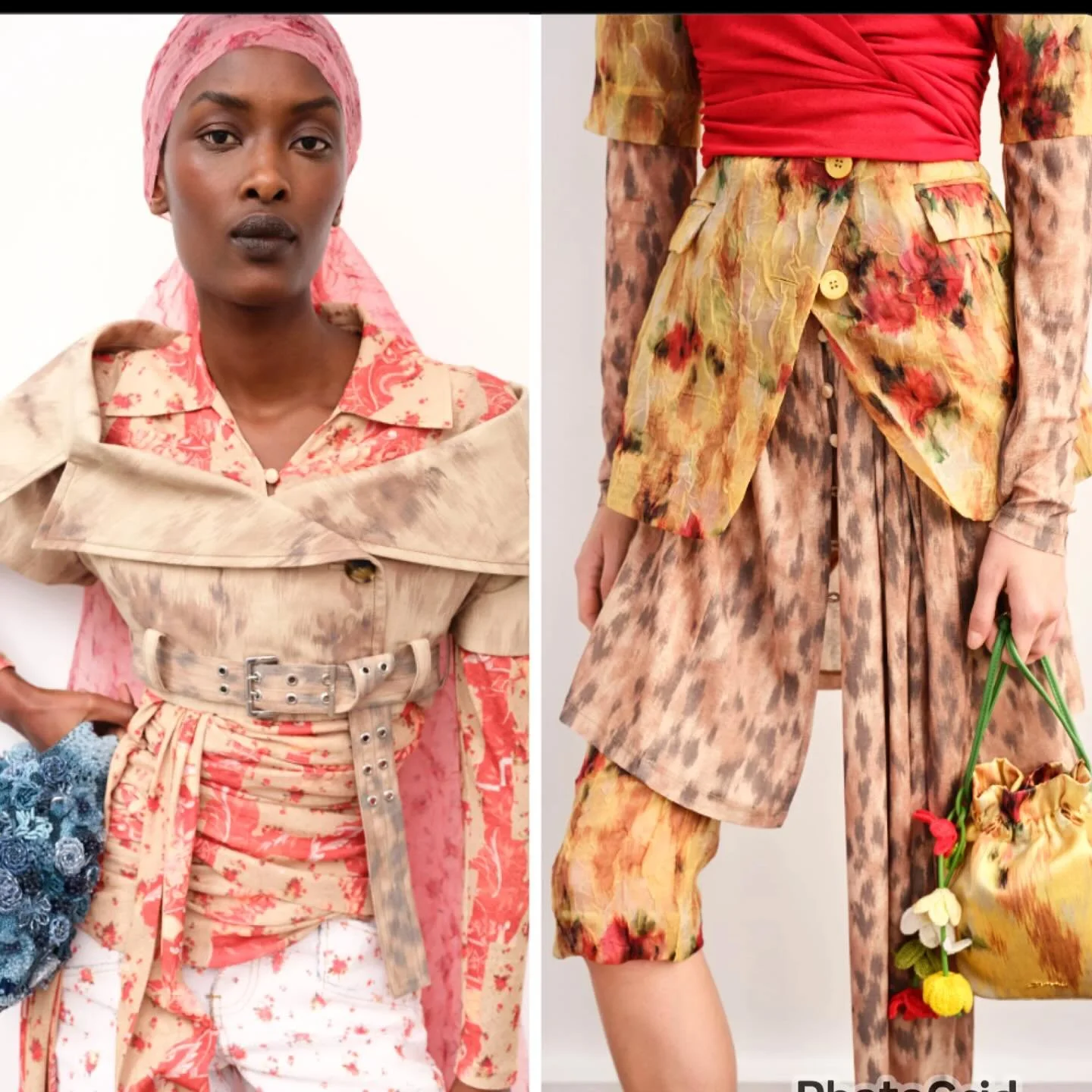 The weather in New York City today gave me hope that we&rsquo;ll be wearing springy floral outfits like these from @ganni very soon! 🌺🌻💐🌸🌷🌼🌹