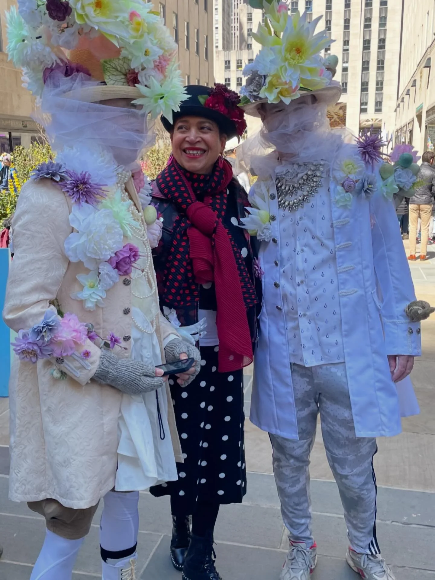 An Easter #throwback to 2023 with the kings of the #nyceasterparade @karmakarmama and William. How we miss them! I&rsquo;m sure they&rsquo;re lighting up Melbourne!! Happy Easter all! 🐣💛🐣💛🐣💛🐣💛