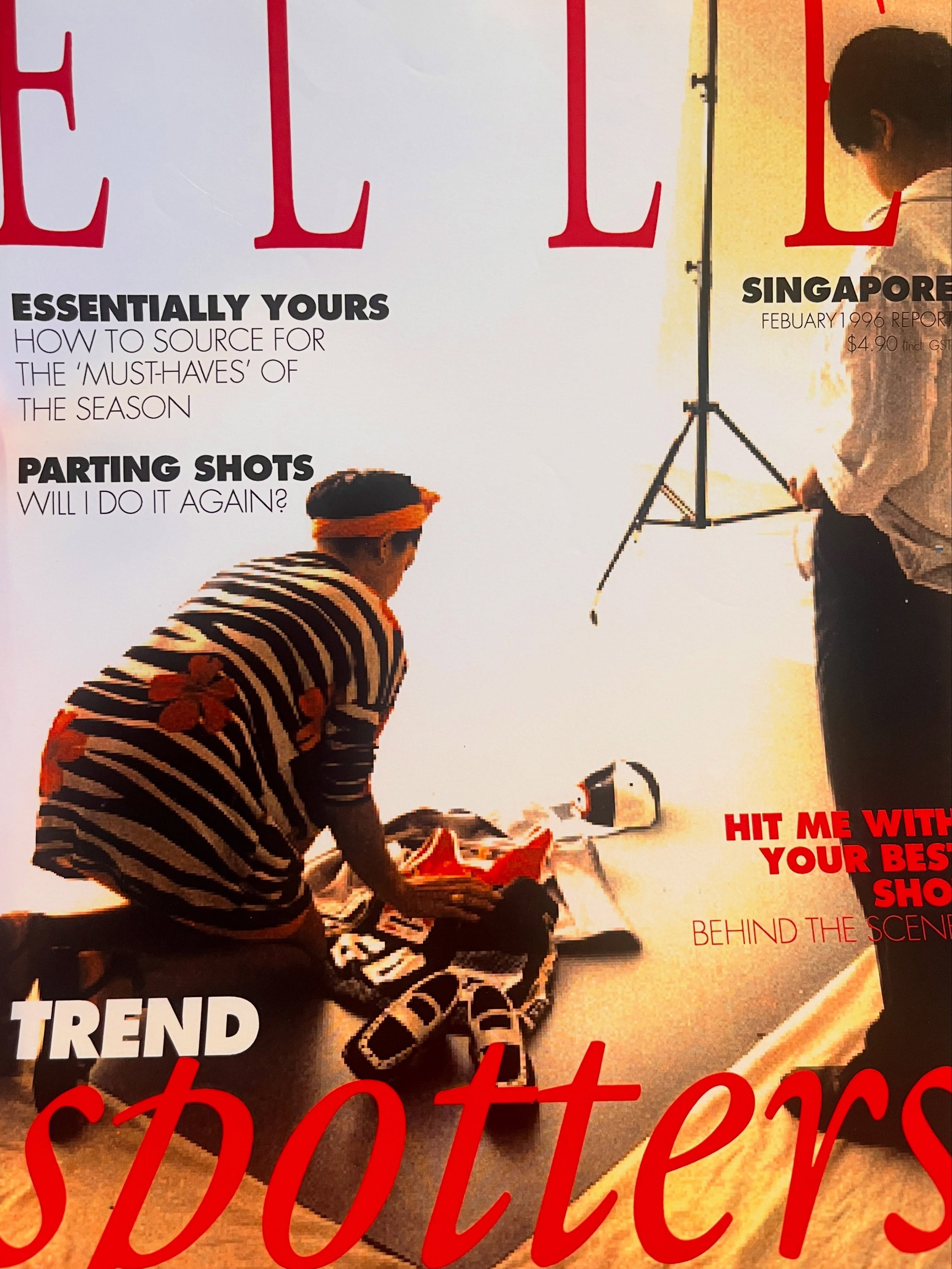#fashionflashbackfriday 
I was doing a little closet cleaning and I came across some old tear sheets from the mid nineties when I was a stylist for @ellesingapore So funny to see 30 years later‼️Love the #pendantnecklace story which could run today‼️