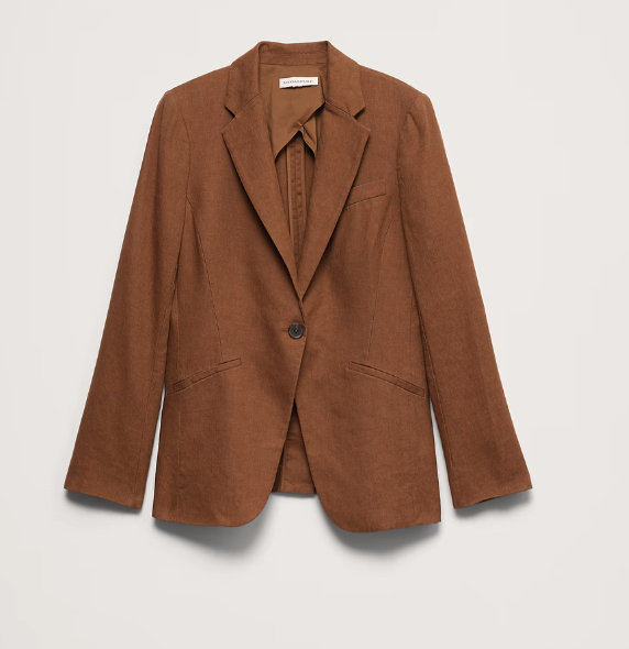 Banana Republic Linen Blazer