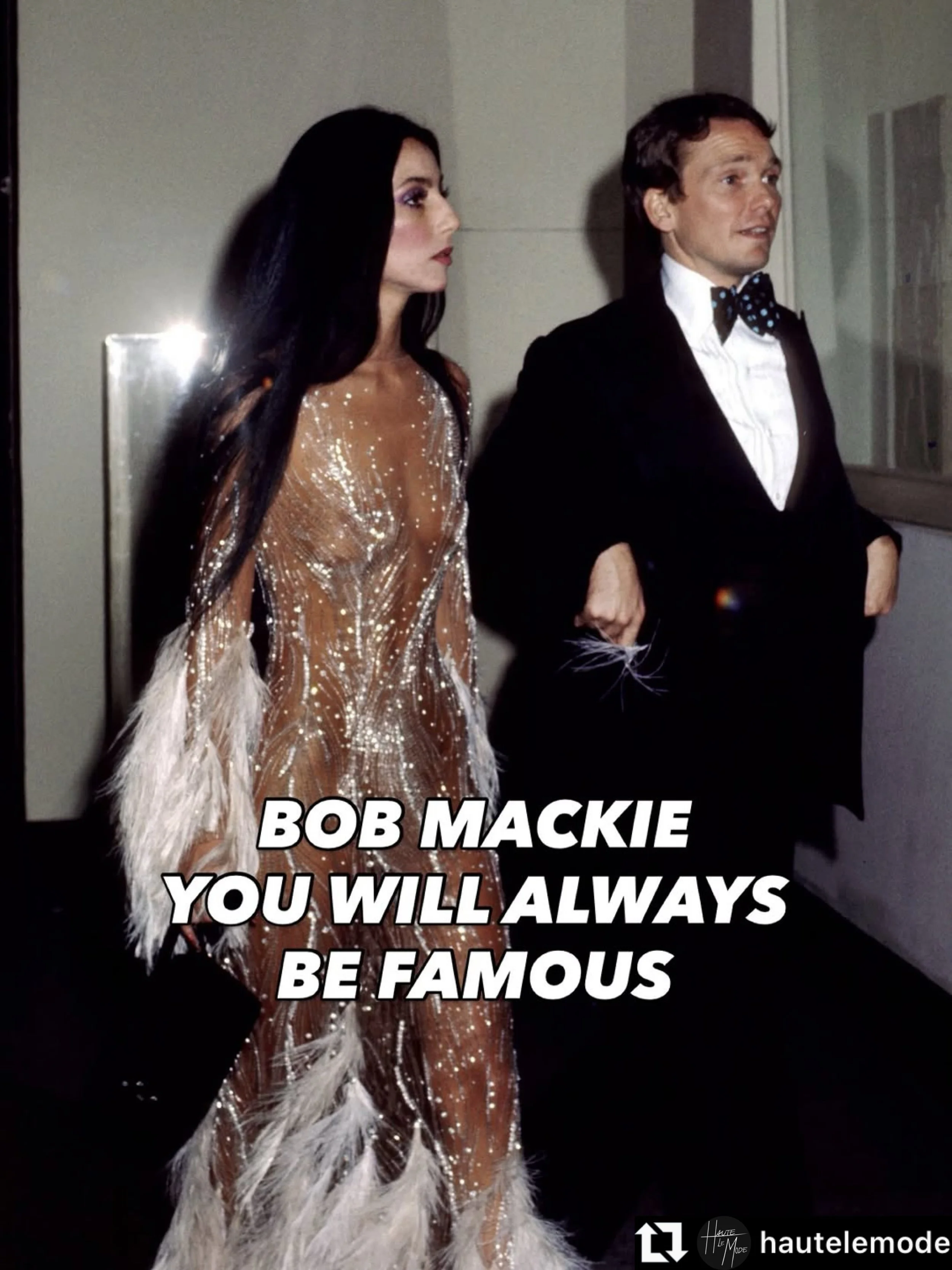 #rip #bobmackie He was remarkable‼️

the icon Bob Mackie has passed away and i&rsquo;m really not okay