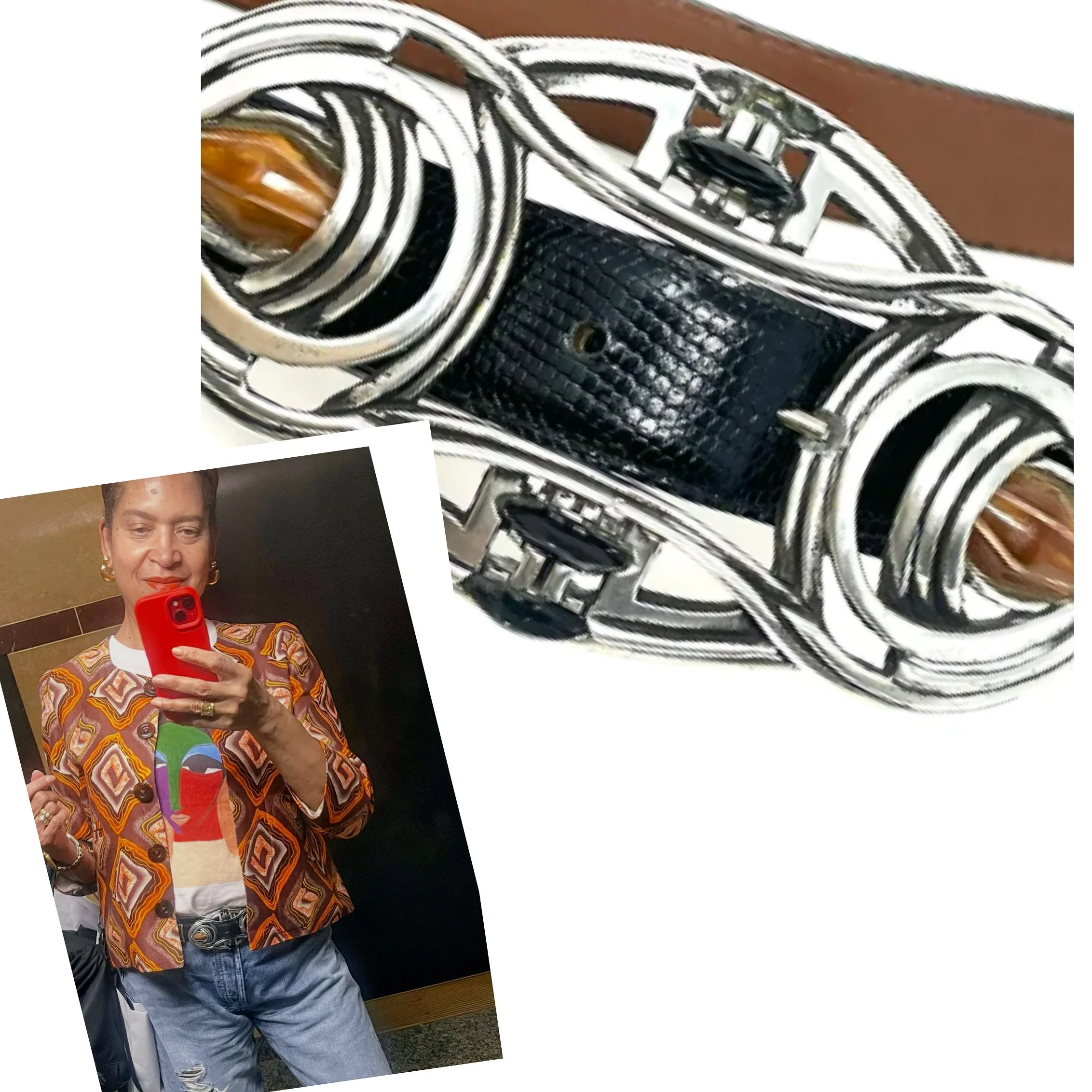 Feast your eyes on this amazing belt by the prolific 80s designer #conniebates ‼️ The belt buckle is a work of art (she was an incredible jewelry designer) and I have more on the site. Embellished belts are trending for Fall &lsquo;26‼️Check out her 