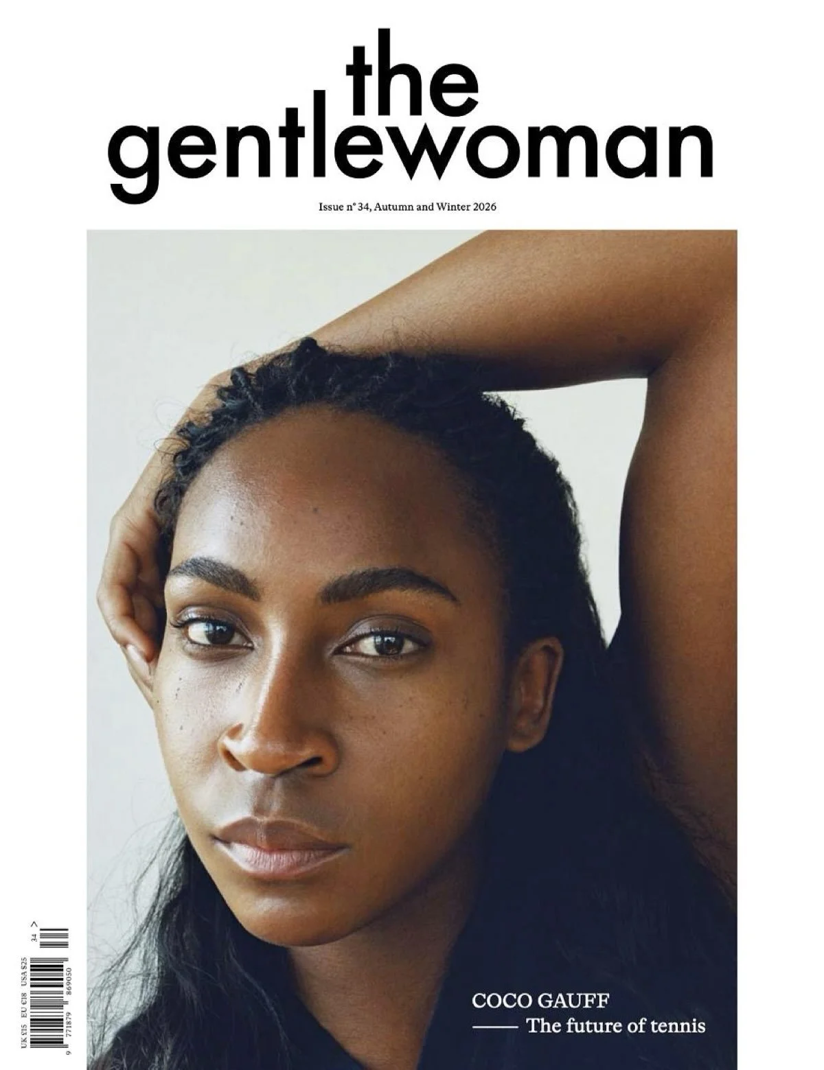 Love this cover shot of tennis phenom @cocogauff ! 👏🏽👏🏽👏🏽 @the_gentlewoman
