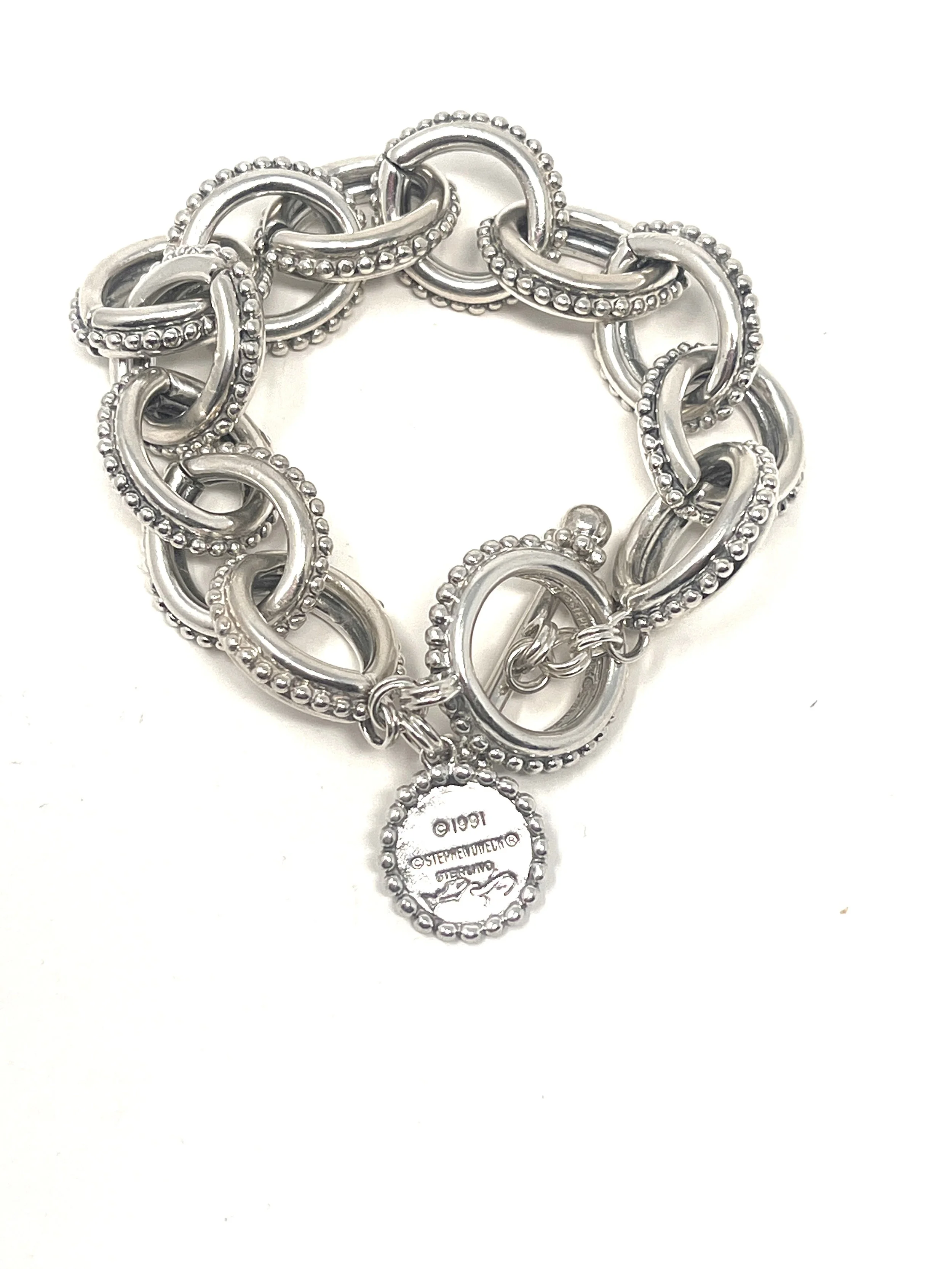 Vintage Stephen Dweck Sterling Silver Bracelet