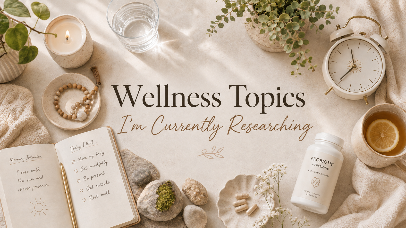 Wellness Topics I’m Currently Researching