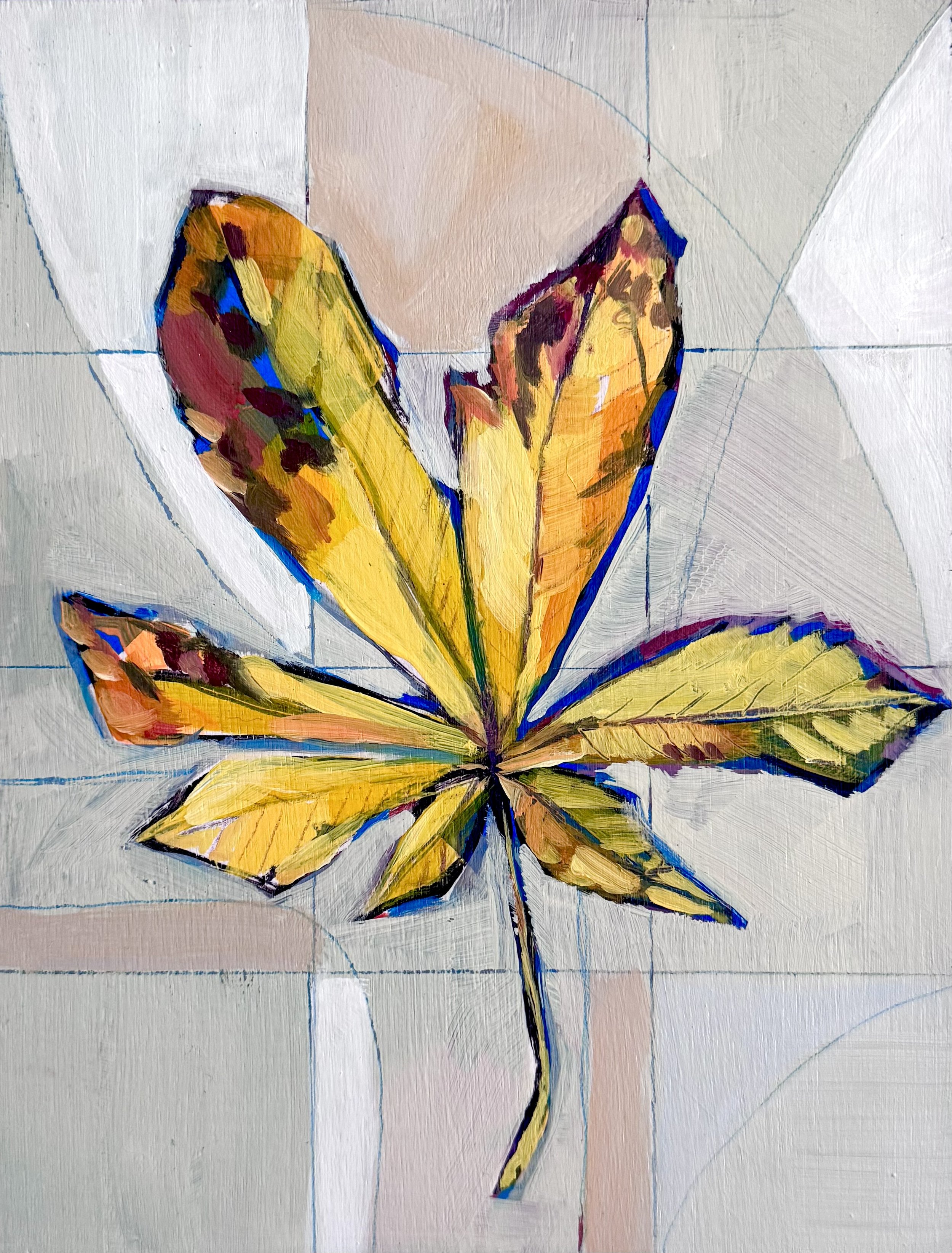 Horse chestnut leaf I