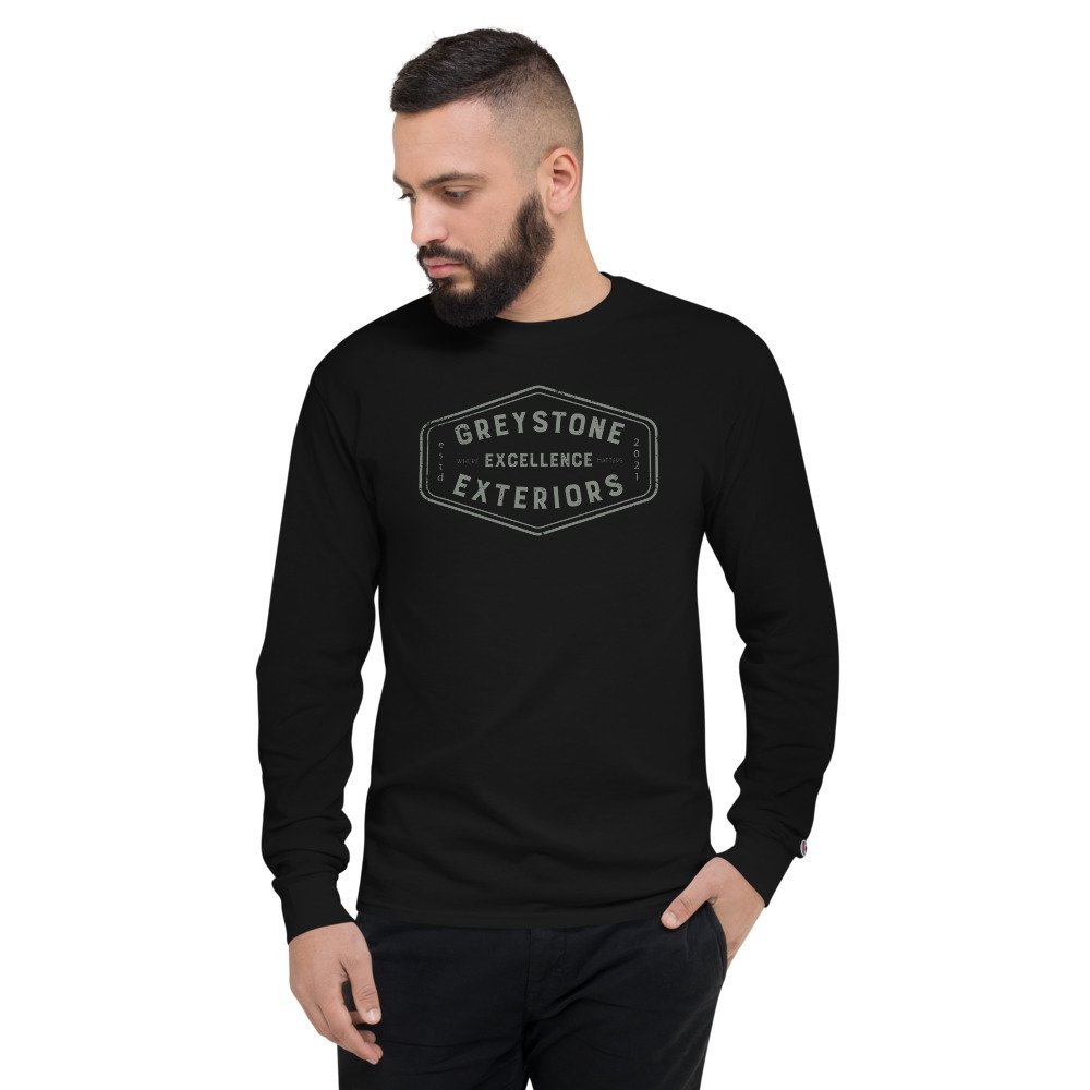Green Hexagon Champion Long Sleeve Shirt