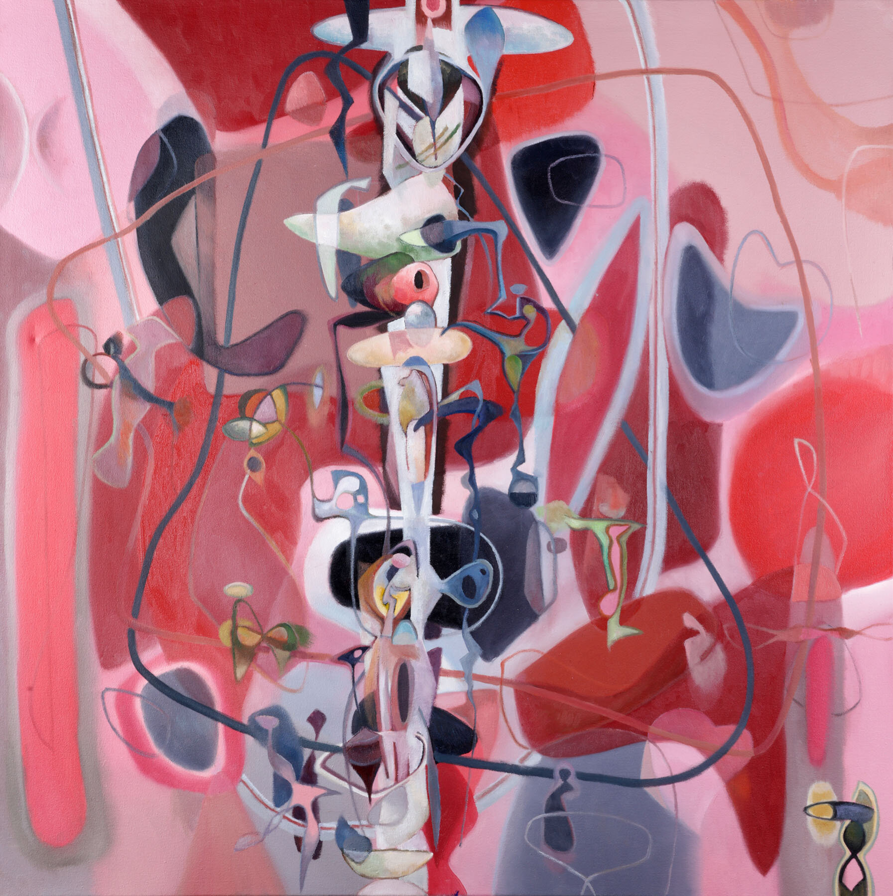 Silver Rouge |
Oil on Canvas |
36” x 36” NFS