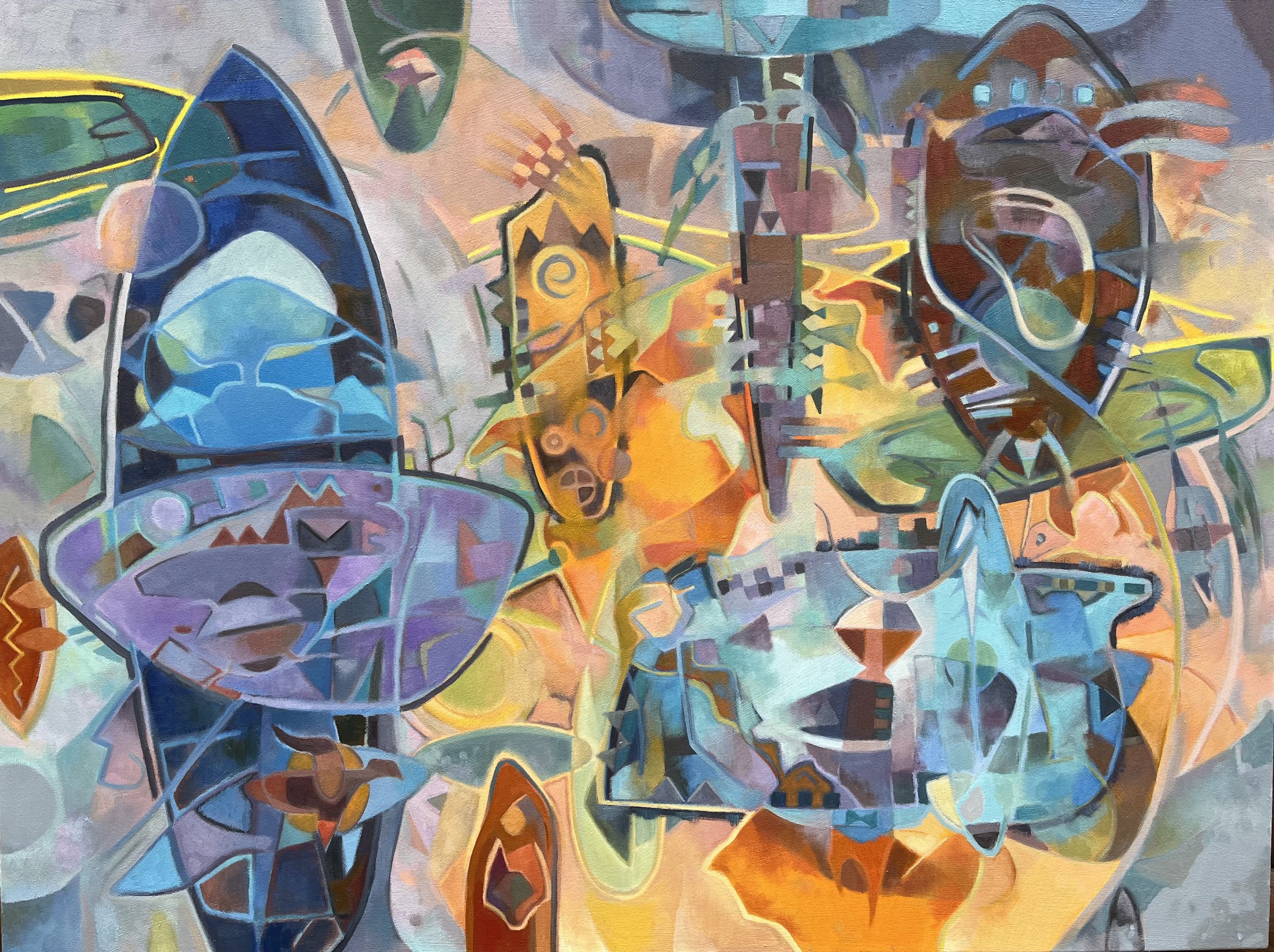Gaurdians of Hope
Oil on Canvas
30" x 40" Available from the Studio