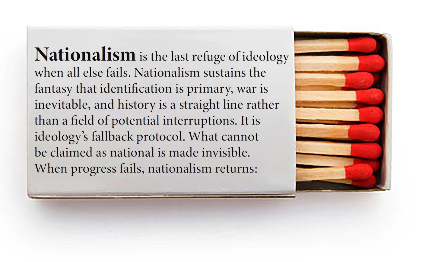 Brief Histories Nationalism Matches