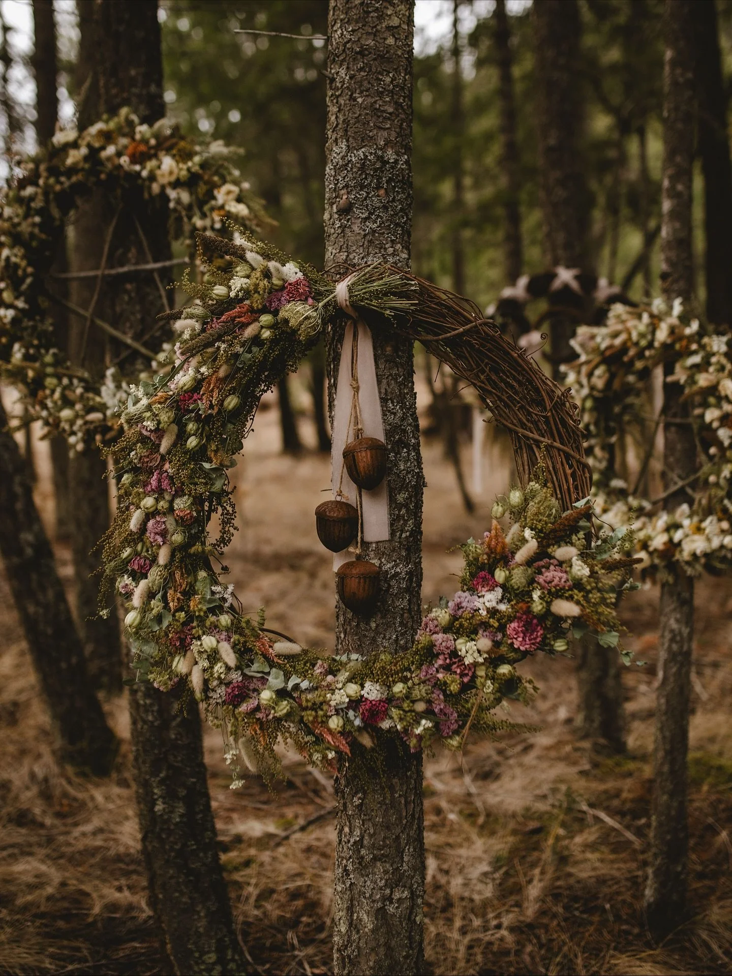 A labour of love blooms in these wreaths, with every flower grown, harvested, and dried by my hands. A year’s devotion and love cradled in each petal.
An open invitation to see into the heart of this flower witch. 
*These wreaths are not for
