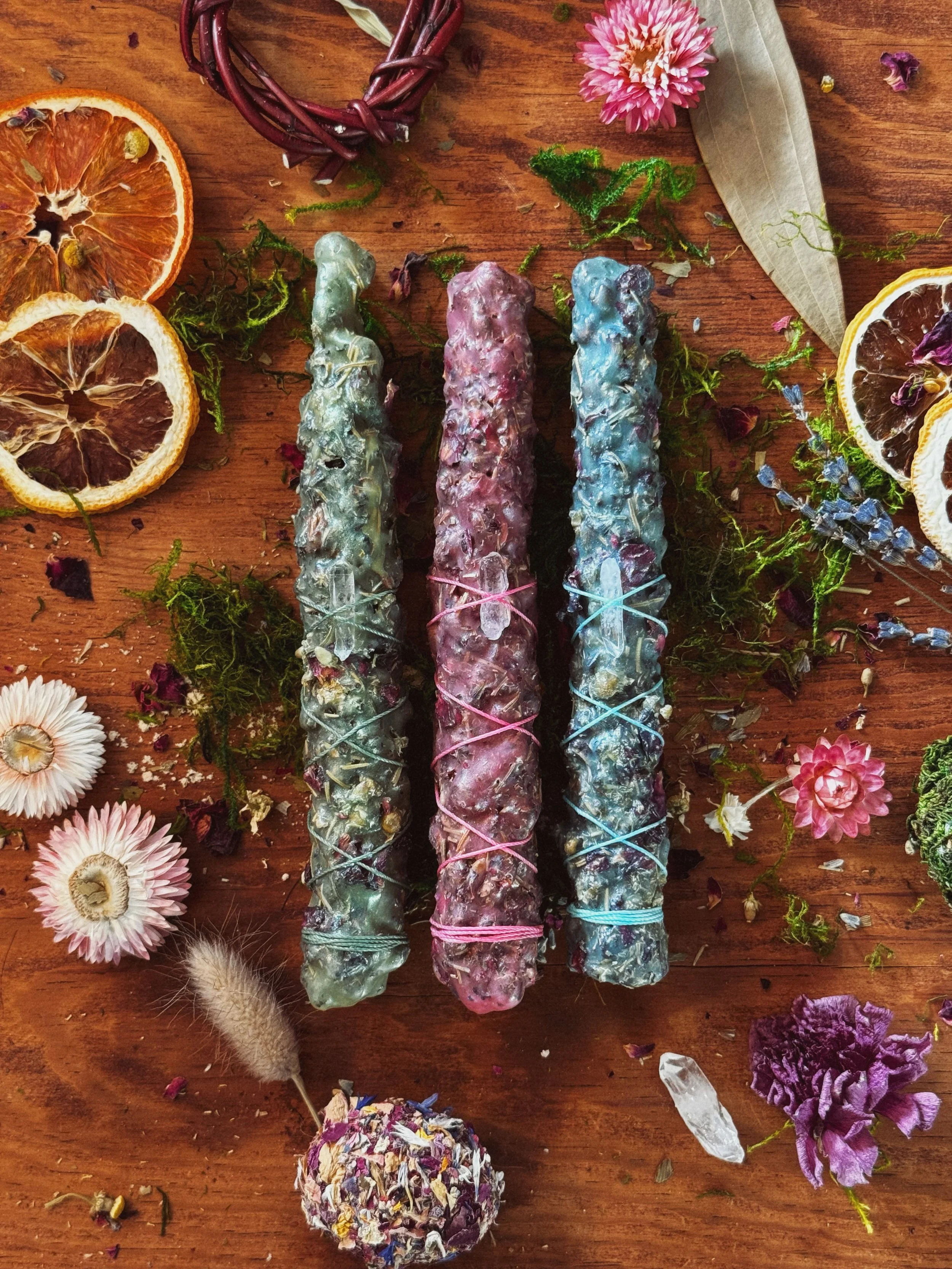 Ostara/Spring Hag Torch: Dream Weaver's Flame