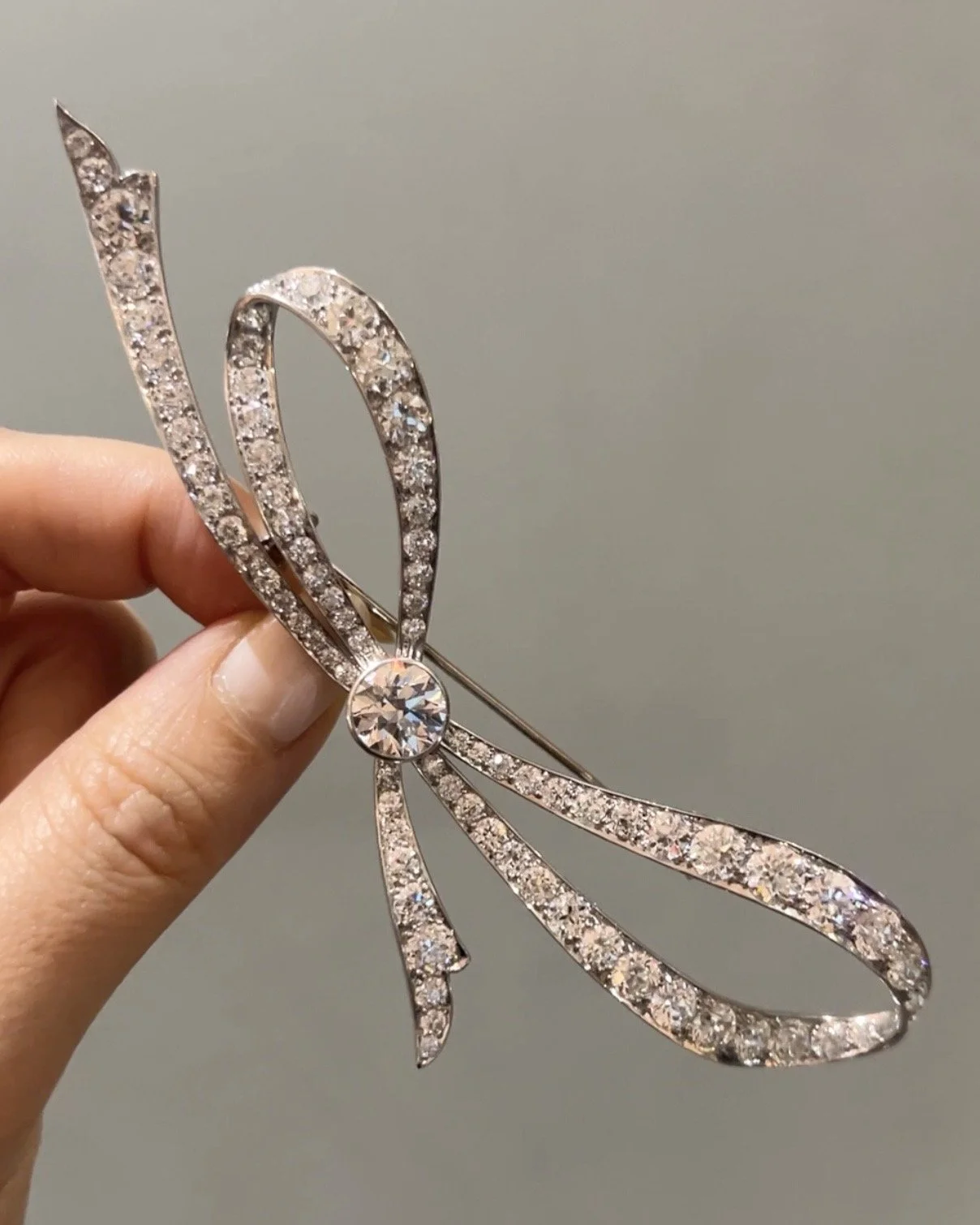 Diamond Brooch by Tiffany & Co, New York, circa 1915